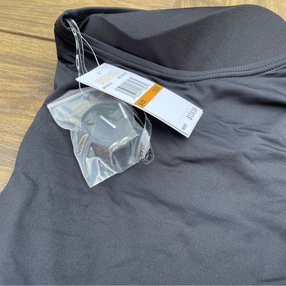 MICHAEL Michael Kors Iconic Solids One Shoulder One Piece Swimsuit plus 16 W - Picture 6 of 9